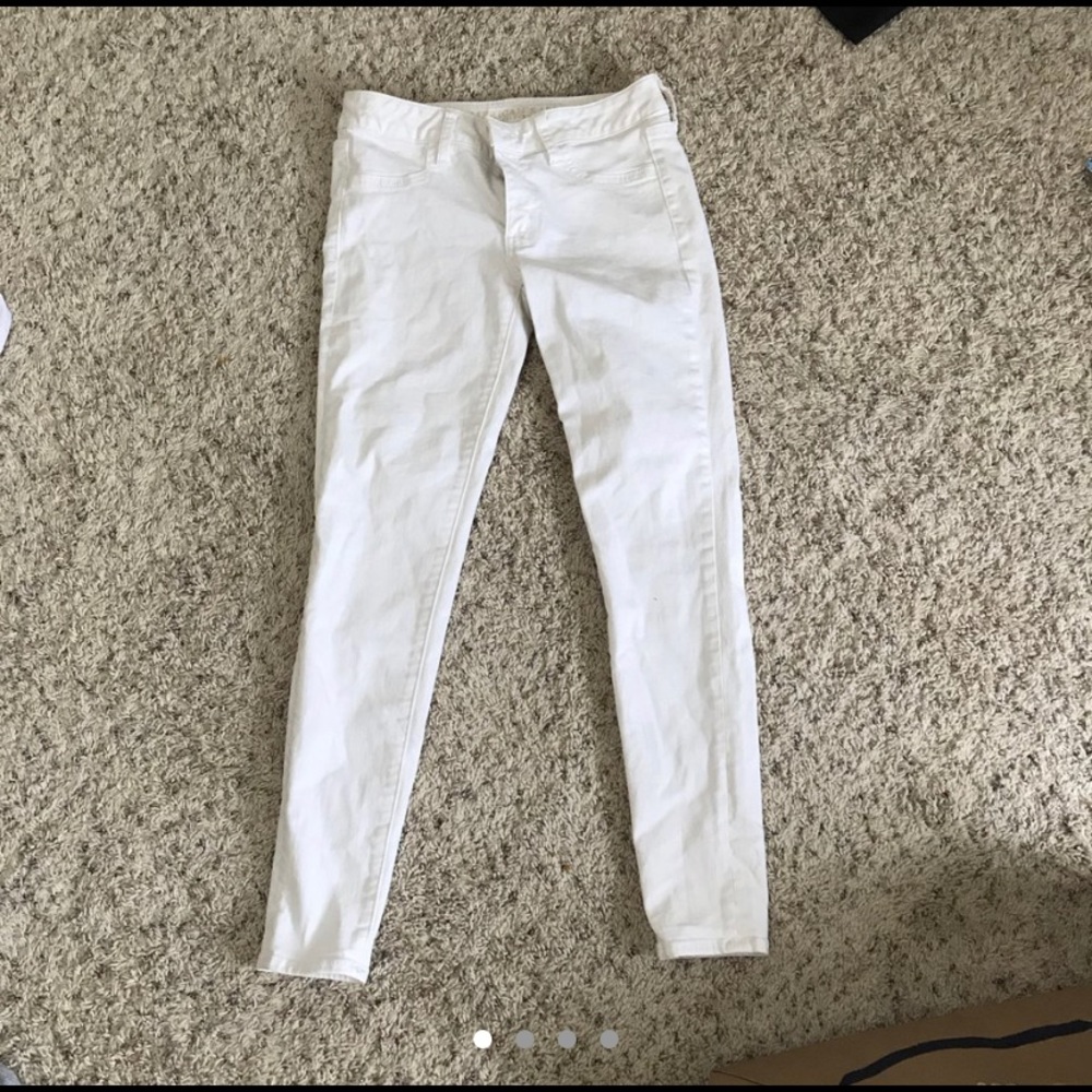 White American eagle jeggings